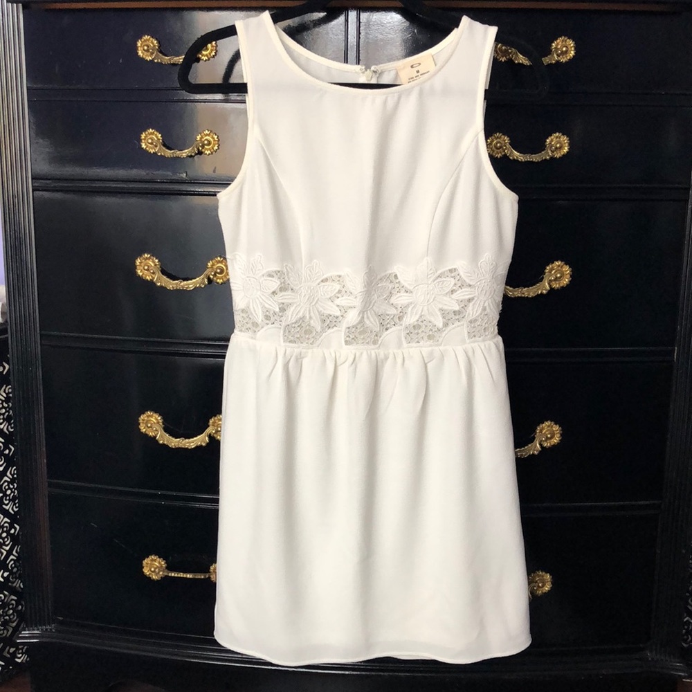 Urban Outfitters White Linen Dress